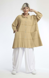 AKH viscose/linnen  A-lijn blazer