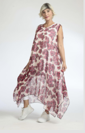 AKH oversized chique chiffon A-lijn  jurk/overjurk /tuniek apart