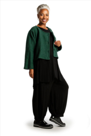 AKH oversized A-lijn blazer/vest apart stretch/in meerdere kleuren