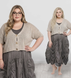 ITALIA MODA  oversized jersey  korte vest  stretch