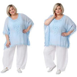 ITALIA MODA oversized katoen  tuniek/poncho