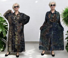 Ophilia viscose A-lijn jurk/hemd/blazer stretch/in meerdere kleuren