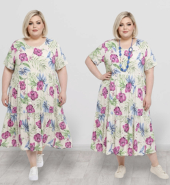 ITALIA MODA viscose A-lijn jurk