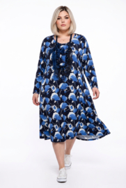 ITALIA Moda oversized viscose A-lijn jurk stretch