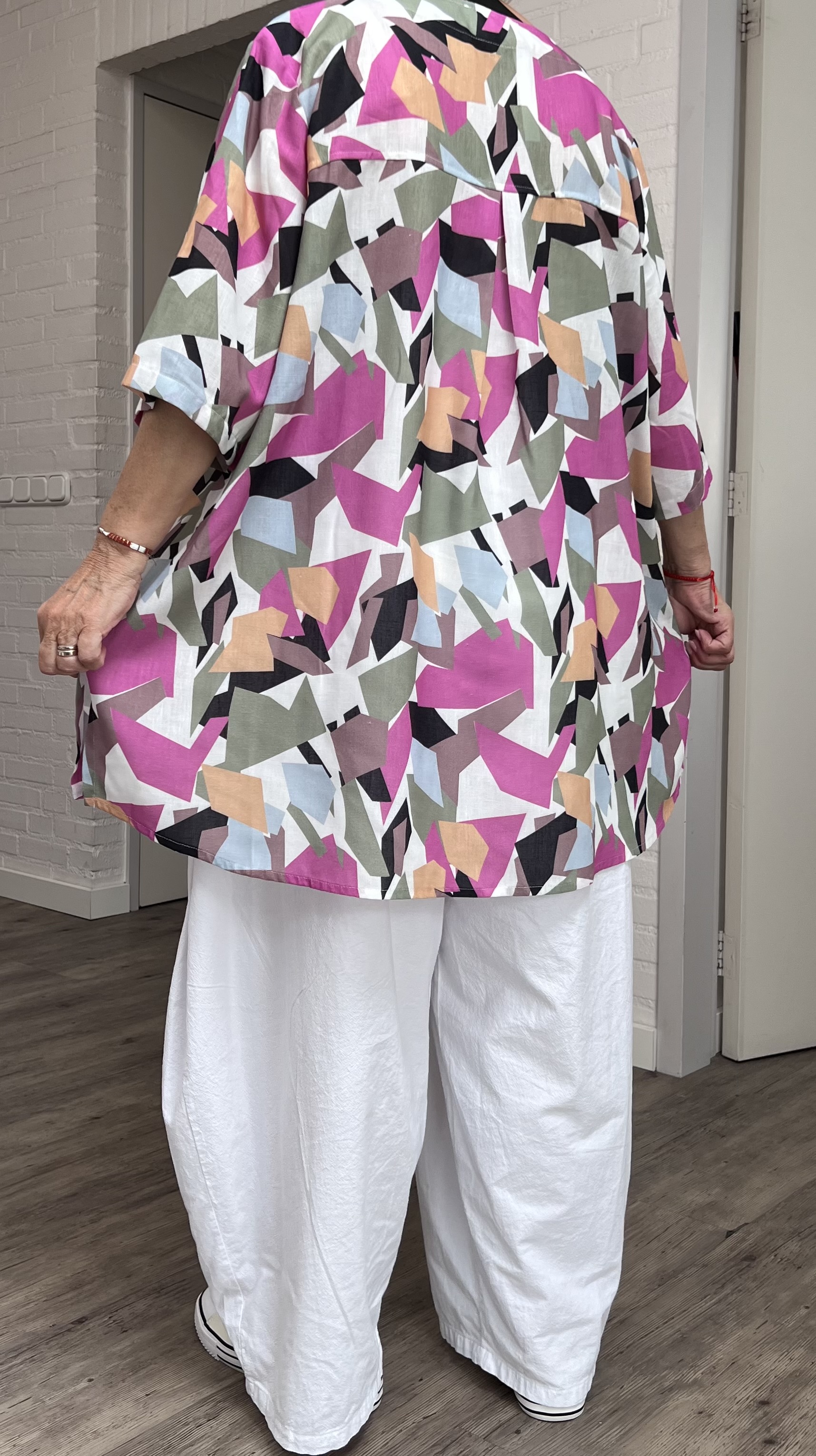 SINNE design.. A- lijn linnen/katoen tuniek