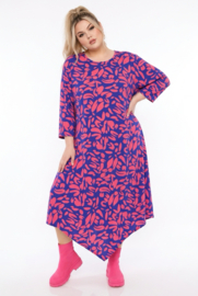 AKH oversized viscose A-lijn zomerjurk /apart