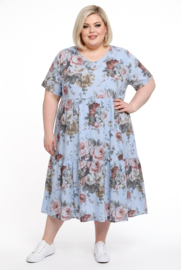 ITALIA MODA viscose A-lijn jurk