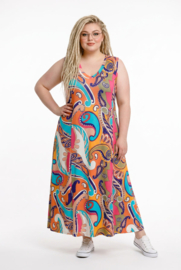 Ophilia viscose A-lijn jurk/ stretch