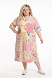 Kiwi viscose jurk/hemd /in meerdere kleuren