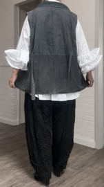 Vincenzo Allocca de modieuze kleuring oversized katoen A-lijn mouwloze vest apart/in meerdere kleuren