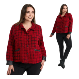 KEKOO design katoen mix korte blazer