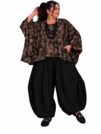 Naveed  oversized viscose punta jersey top