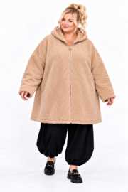 ITALIA MODA viscose zachte teddy jas/mantel/vest/blazer stretch /in meerdere kleuren