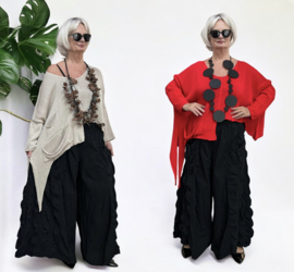 Moonshine oversized katoen  gebreide top stretch/in meerdere kleuren