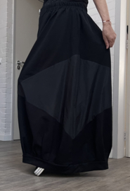 dYb oversized katoen rok stretch zwart