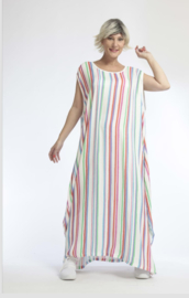 AKH oversized zijde look viscose jurk apart