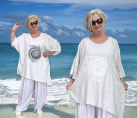 SINNE design.. A- lijn viscose top/tuniek / in meerdere kleuren