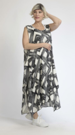 AKH oversized viscose  A-lijn  jurk/tuniek apart/niet doorschijnend