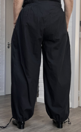 KEKOO design  oversized katoen ballon broek zwart
