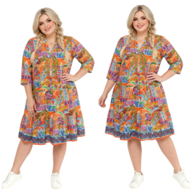 One Summer katoen A-lijn jurk