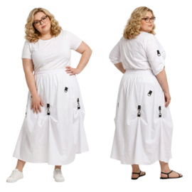 Vincenzo Allocca  oversized katoen rok