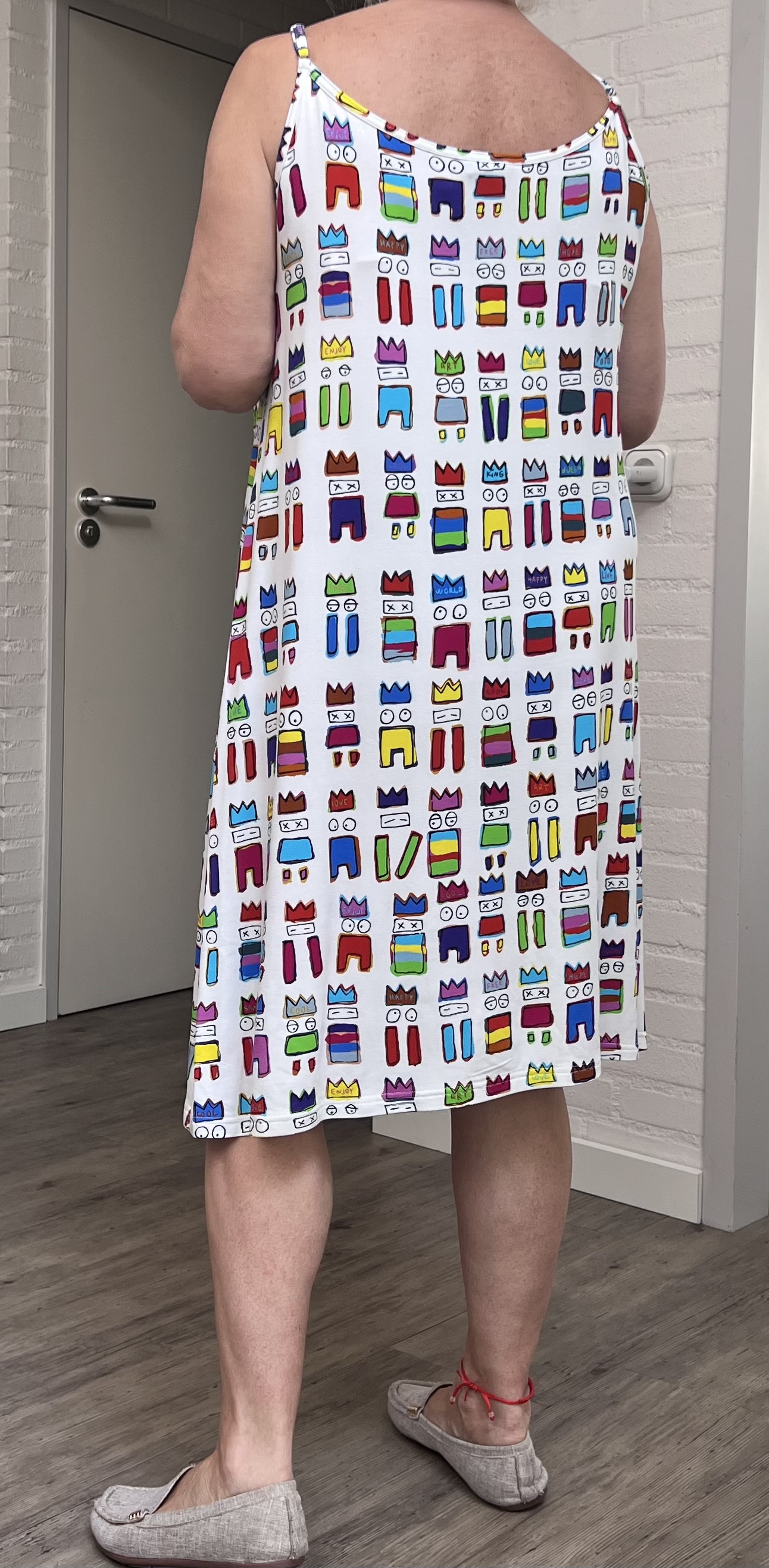 Ophilia viscose A-lijn jurk/tuniek  stretch