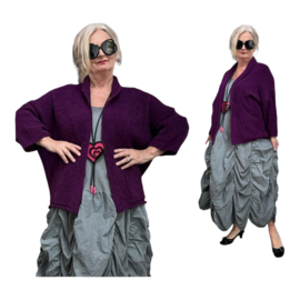 FreeStyle oversized super zacht bouclé vest