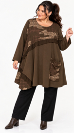 New Collection katoen A-lijn  tuniek stretch  /in meerdere kleuren
