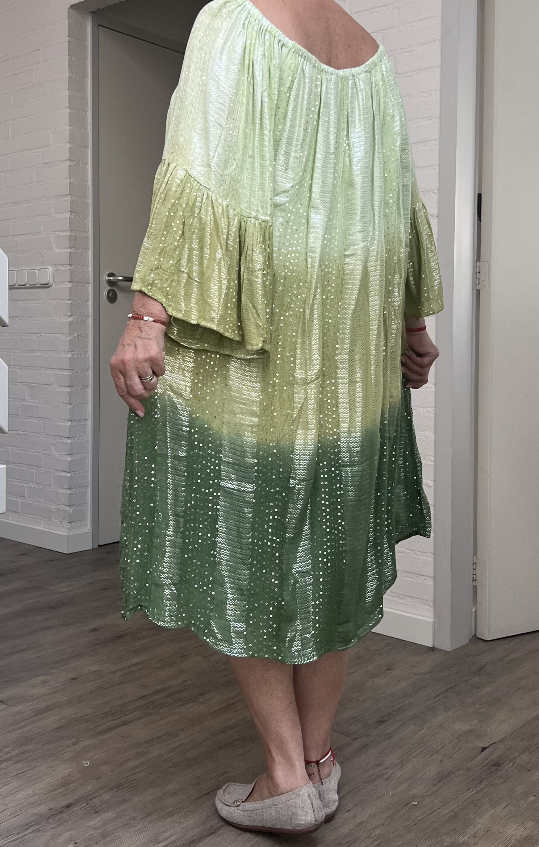 UNIDIVA viscose BOHO jurk gevoerd apart/in meerdere kleuren
