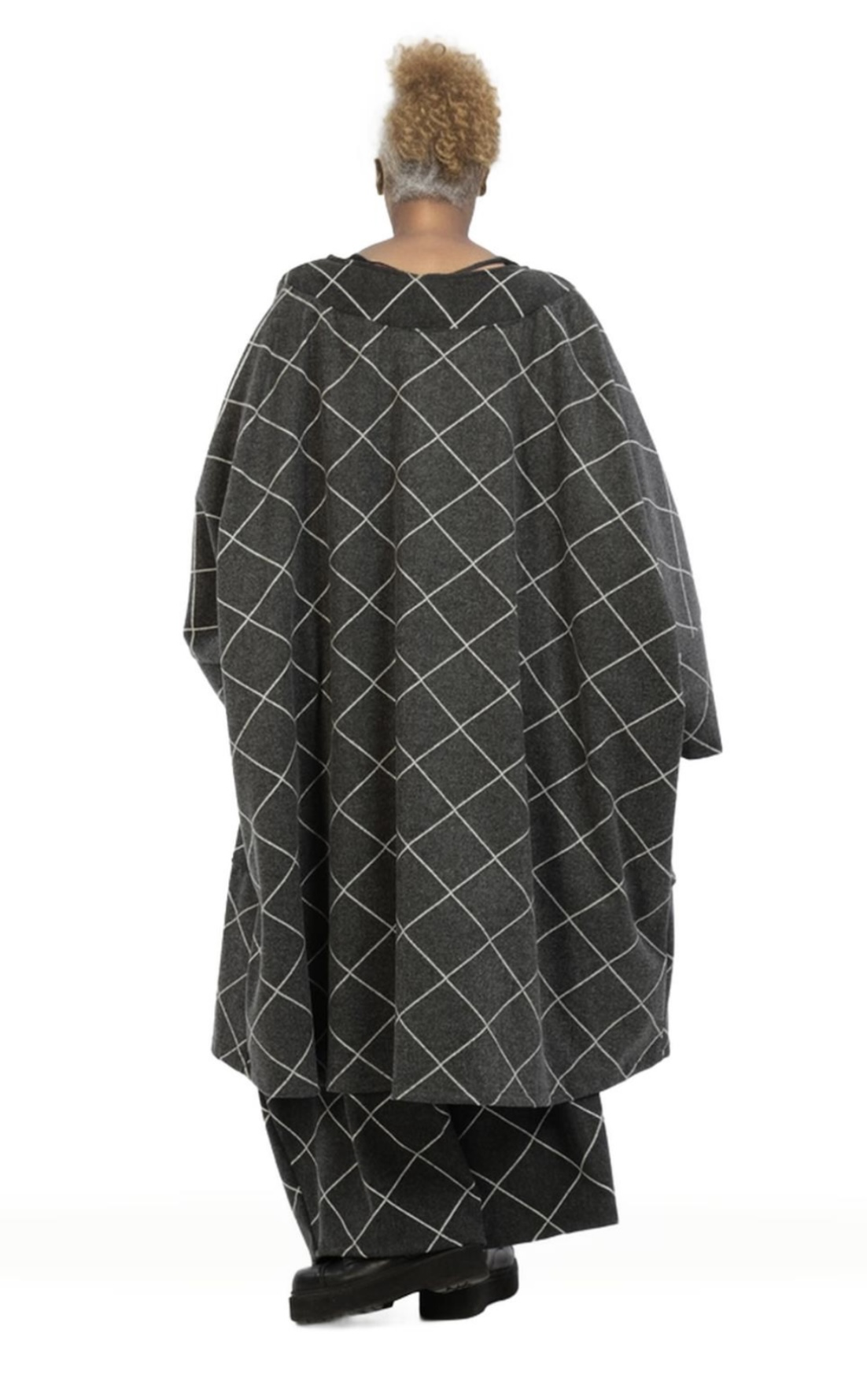 AKH viscose mix  A-lijn tussenjas /blazer stretch