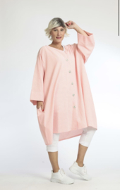 AKH oversized katoen A-lijn blazer/zomerjas tuniek apart