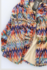 AKH winter oversized blazer/vest van zachte pluche kwaliteit apart stretch
