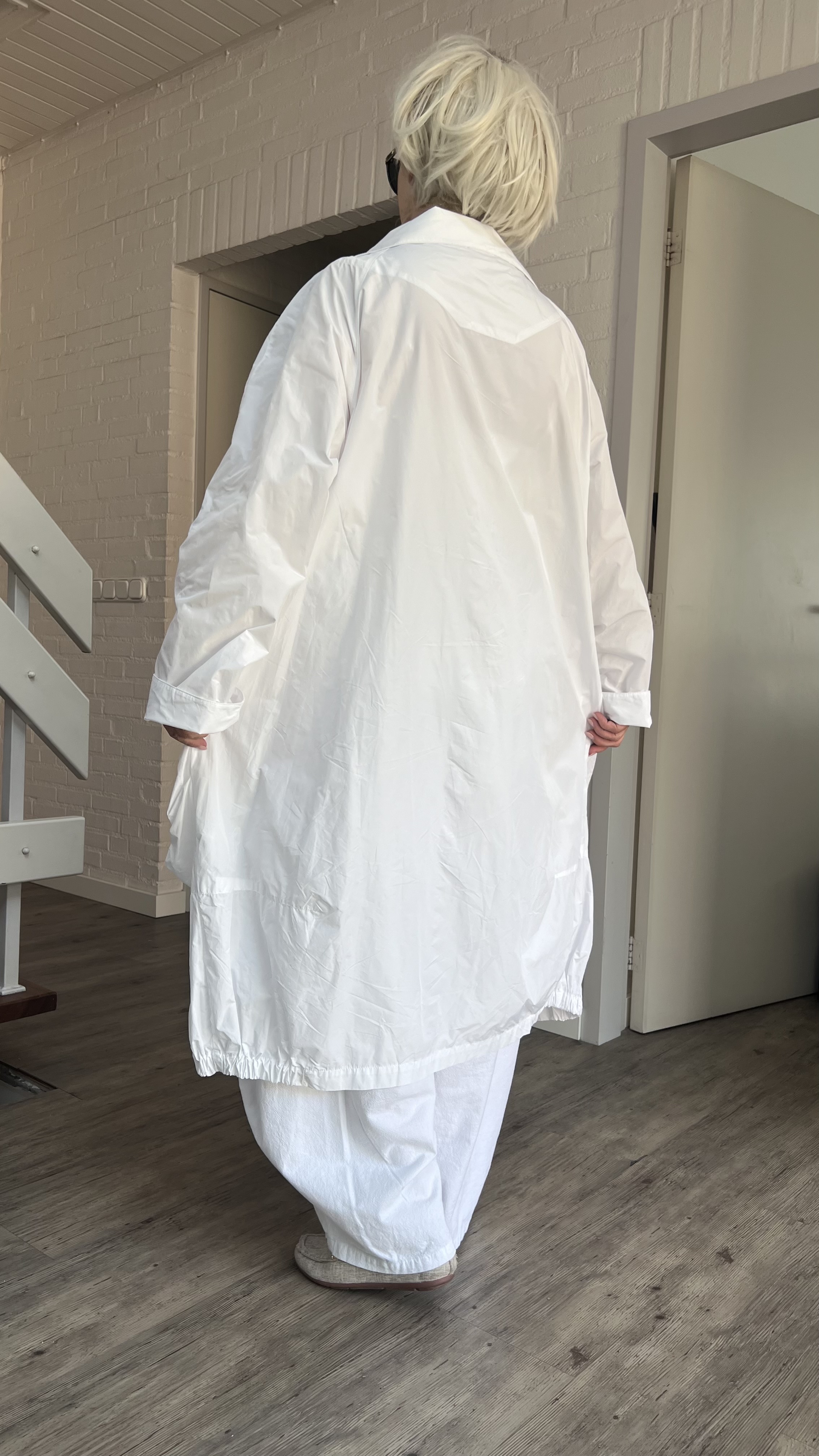 ALYANS oversized waterbestendig tussenjas