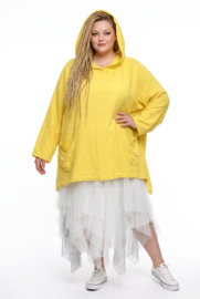 ITALIA MODA viscose tuniek met capuchon /in meerdere kleuren