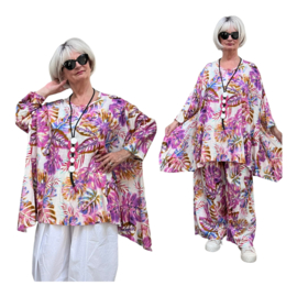 AKH viscose linnen look oversized A-lijn top