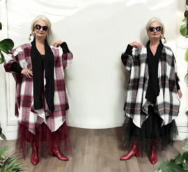 Sissy Italia oversized zachte winter katoen blazer/vest/jas /in meerdere kleuren