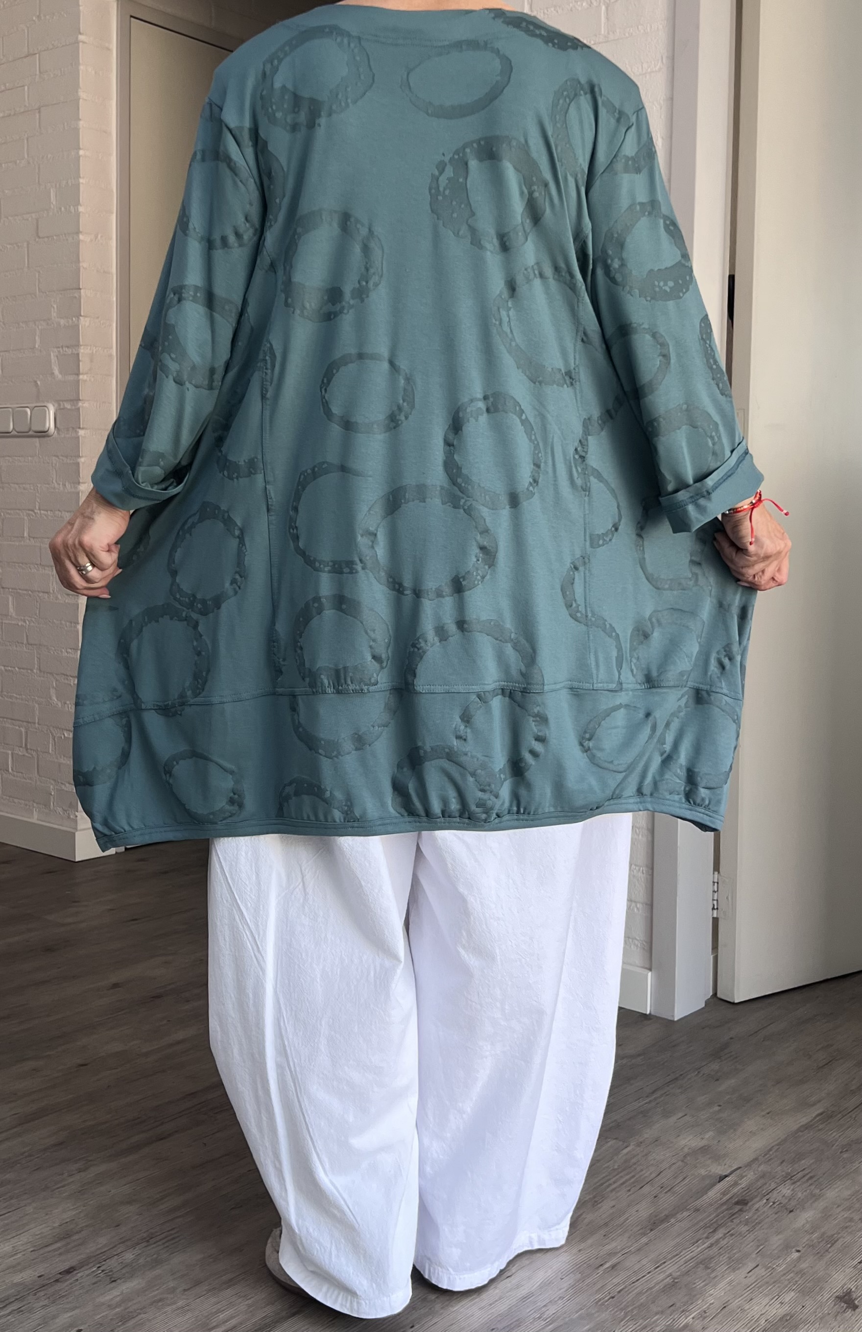 New Jersey viscose A-lijn tuniek/ stretch
