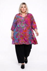 Naveed oversized viscose mix A-lijn tuniek stretch