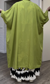 AKH oversized chique A-lijn blazer/vest met zakken apart