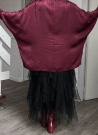 ITALIA chique viscose/satijn top
