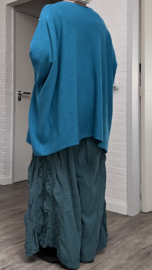 ITALIA oversized viscose mix gebreide top/tuniek/in meerdere kleuren