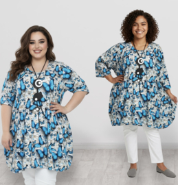 New Jersey viscose A-lijn jurk/tuniek/ stretch