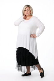 Moonshine oversized viscose A-lijn tuniek stretch