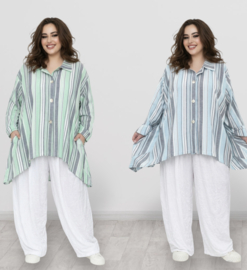 AKH  viscose/linnen A-lijn blazer/vest /in meerdere kleuren