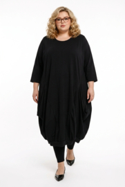 Moonshine katoen ballon jurk stretch / meerdere kleuren