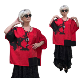 Zedd Plus viscose tuniek/top  met ketting