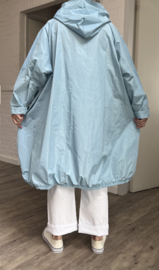 SERANO oversized  tussenjas  waterbestendig met ritssluiting en capuchon /in meerdere kleuren