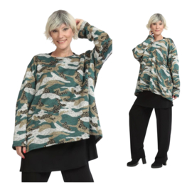 AKH oversized mix viscose termo jersey tuniek apart stretch