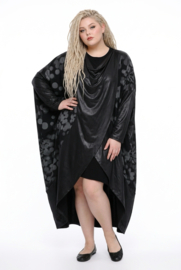 IZZY Style oversized viscose A-lijn blazer/vest stretch