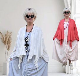 Moonshine oversized jersey  katoen vest  stretch/in meerdere kleuren